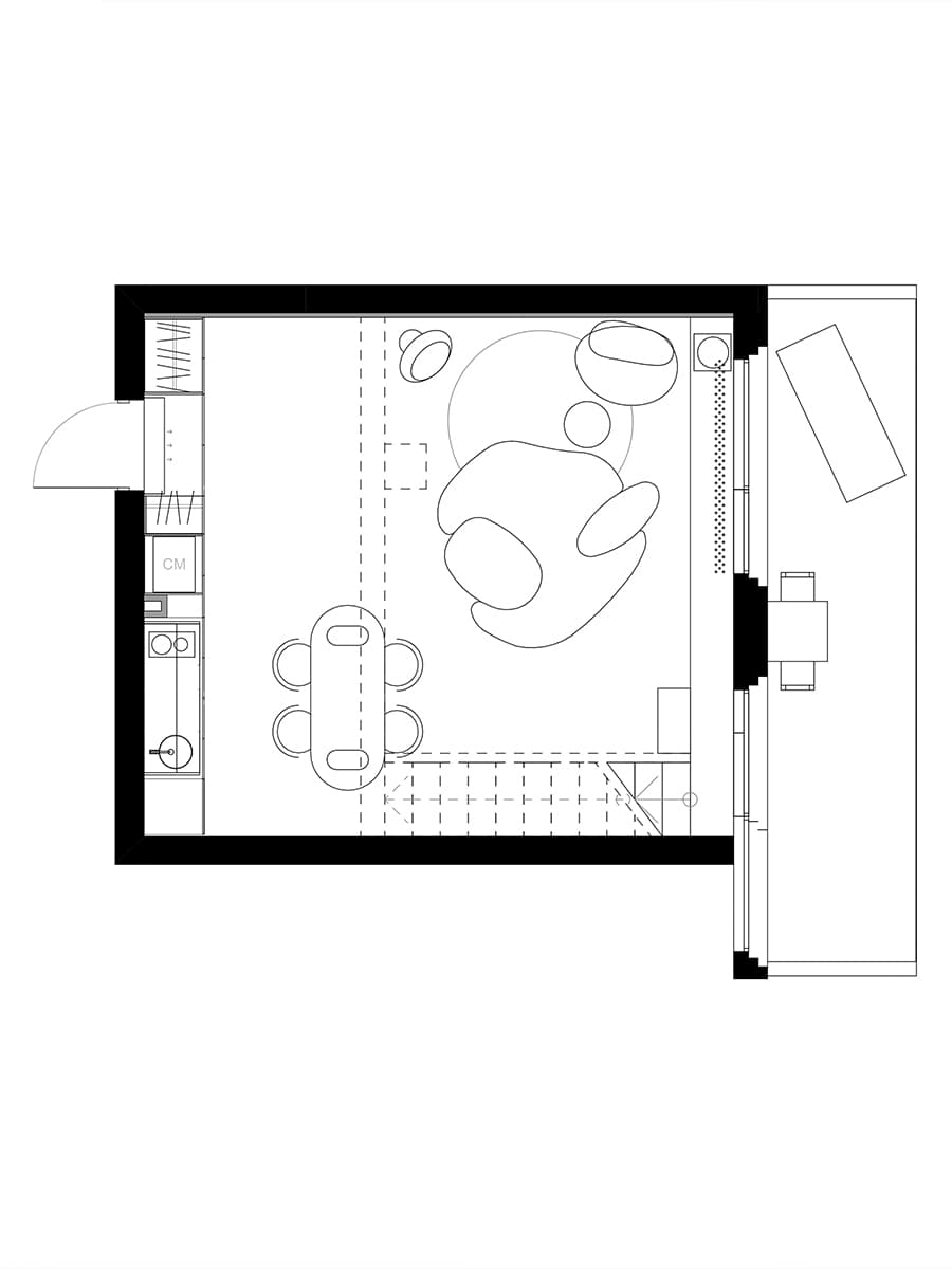 Эстетский интерьер екатеринбургской квартиры под сдачу в аренду — проект команды архитекторов А77