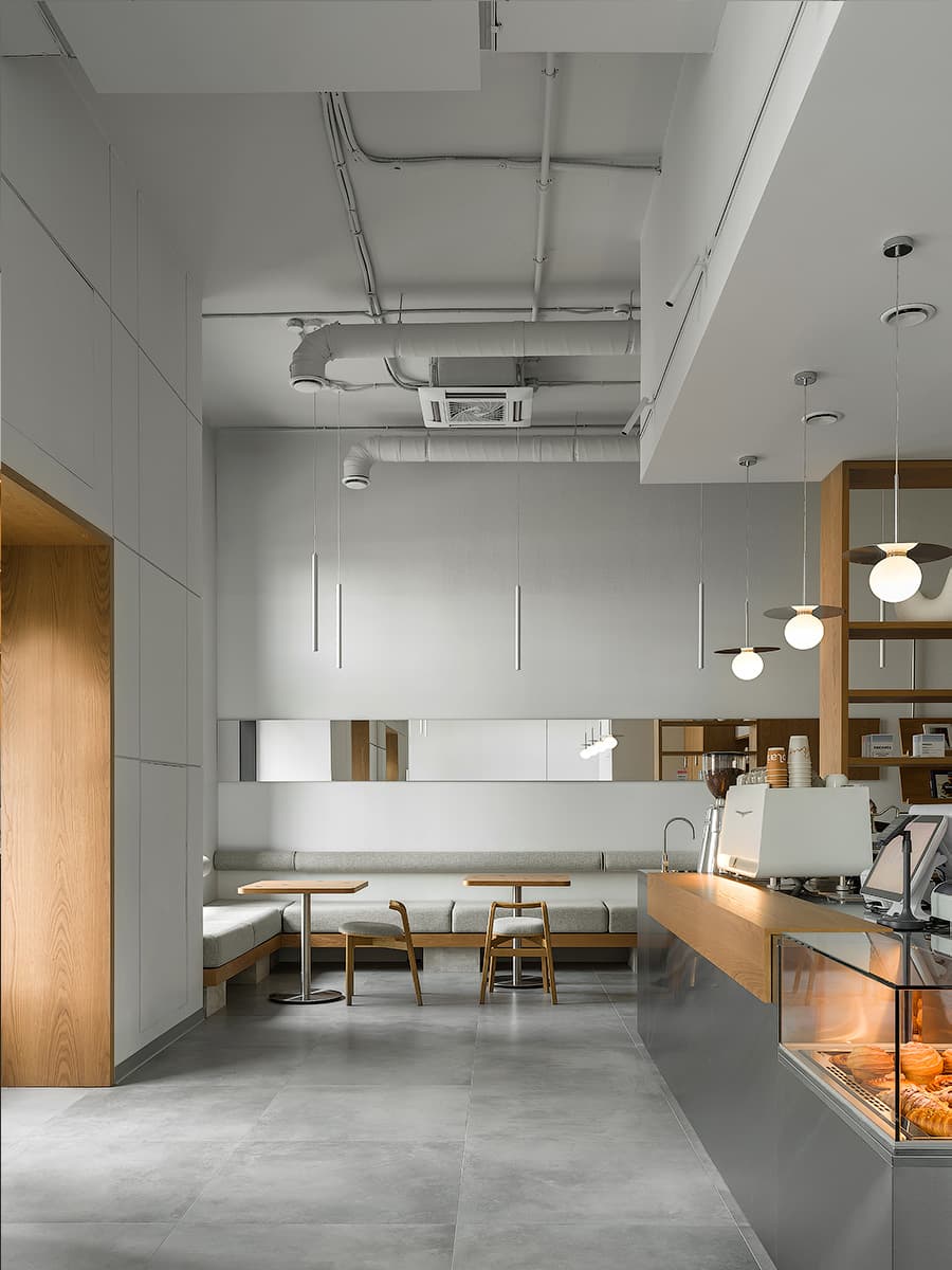 Воздушный интерьер московской кофейни — проект студии Quadrum