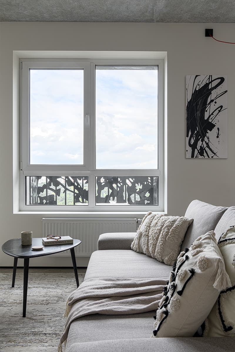 Шкаф-трансформер и стеклоблоки в интерьере инвестиционной квартиры — проект Елены Потемкиной