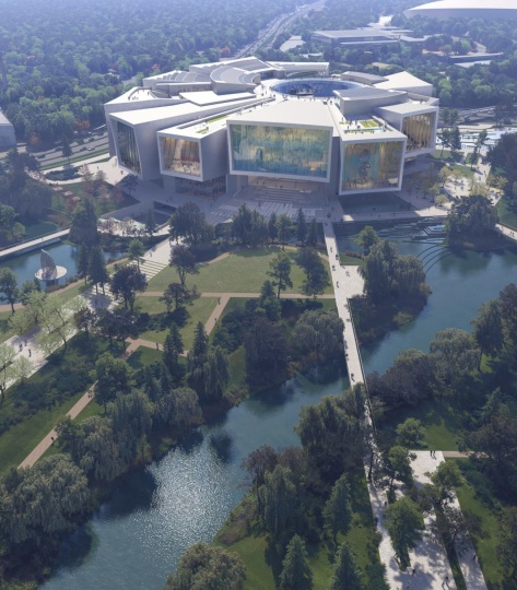 Snøhetta показала проект художественного музея в Китае