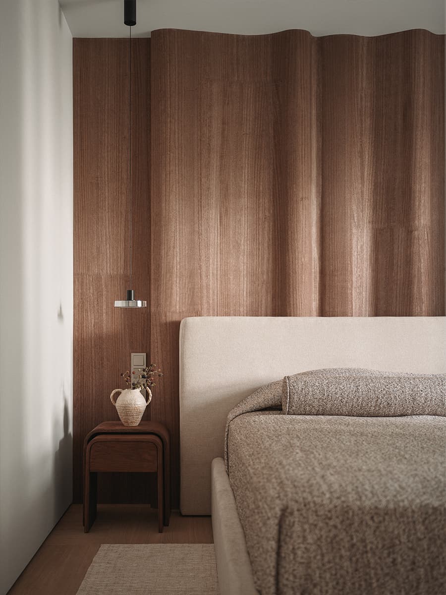 Четырехметровая пальма и лестница из стеклоблоков в интерьере австралийского шоурума — проект Ellison Studios