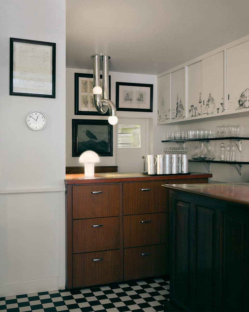 Торжественный интерьер исторического ресторана в Женеве — проект YKRA Architects