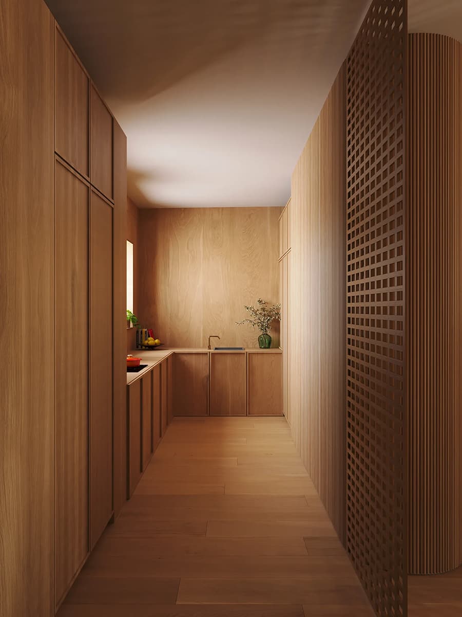 Диалог благородных материалов в интерьере клубного дома — проект Патрисии Уркиолы