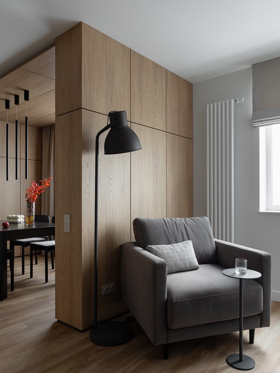 Обволакивающий интерьер квартиры для семьи из Екатеринбурга — проект Полины Караванской