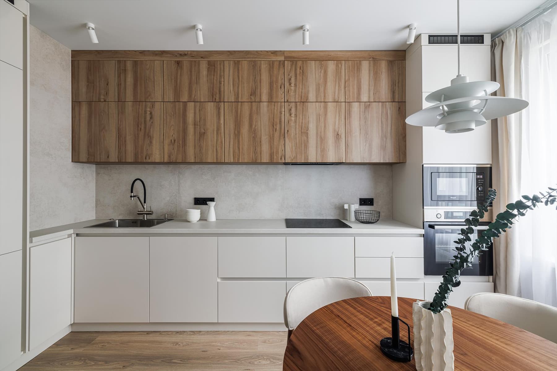 Сдержанный интерьер квартиры для молодой пары — проект Елизаветы Краснопёровой