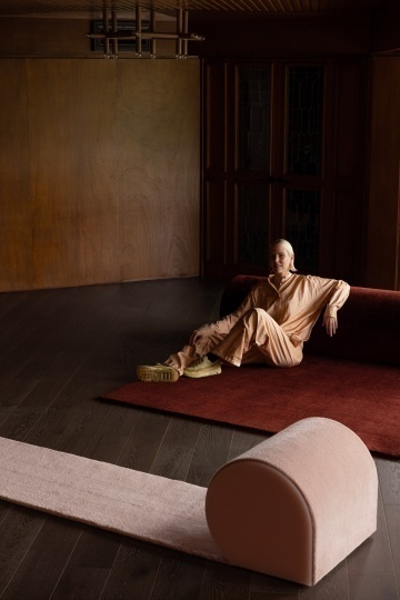 Сабин Марселис разработала необычный ковер для cc-tapis