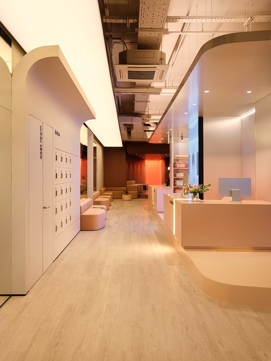 «Новая женственность» в интерьере московского фитнес-клуба — проект KIDZ