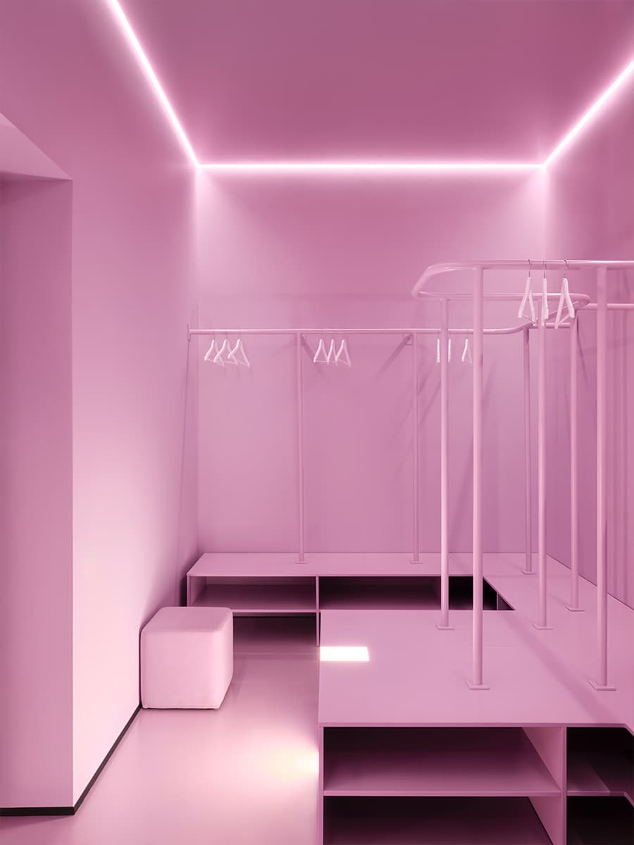 «Новая женственность» в интерьере московского фитнес-клуба — проект KIDZ
