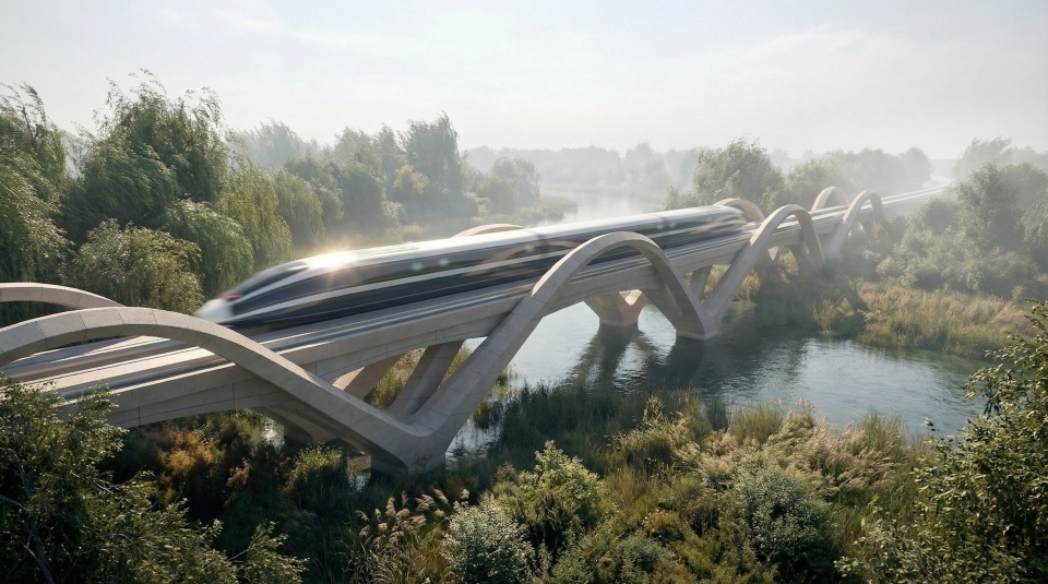 В Великобритании хотят построить железную дорогу в форме петли