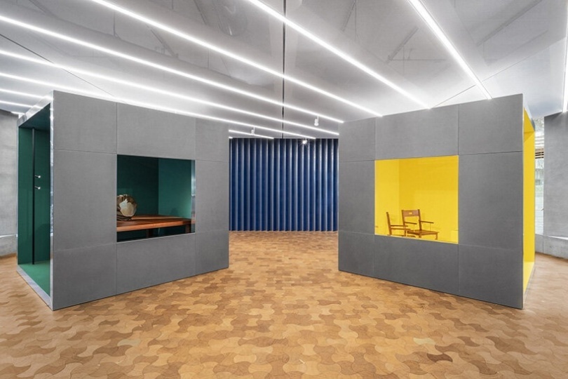 Диалог работ Альдо Росси и Франческо Сомаини на выставке в Милане