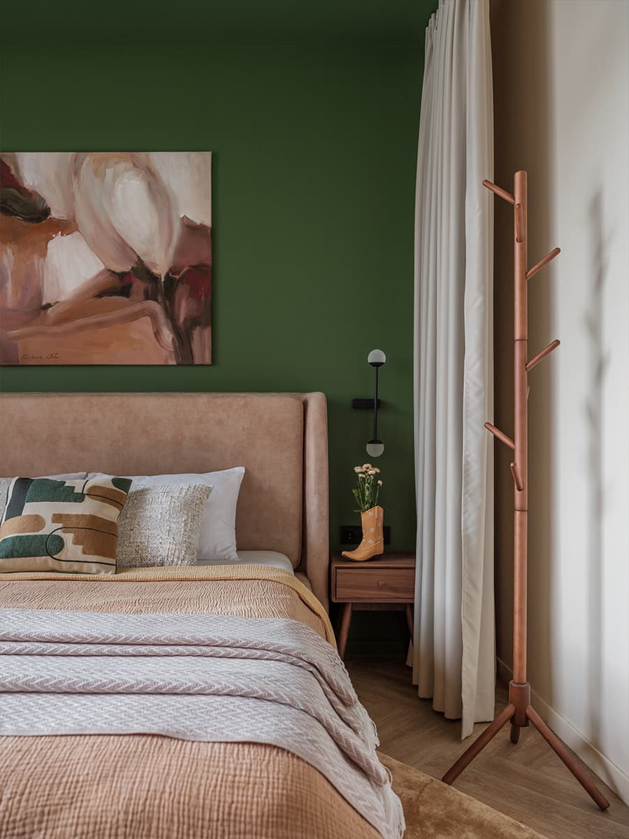 Плитка терраццо и авторские картины в интерьере для творческой семьи — проект Артема Тулупова