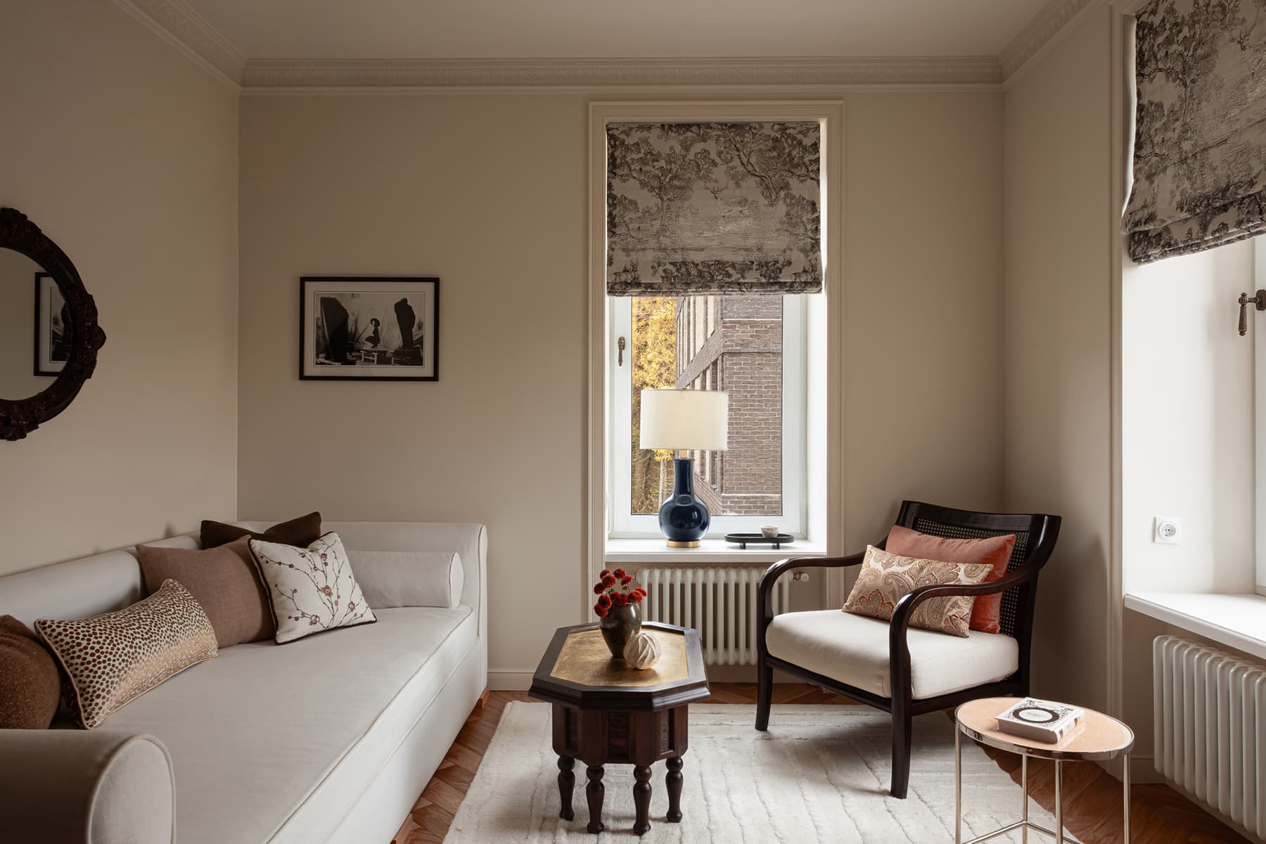 нтерьер квартиры с будуарной атмосферой — проект Ольги Поволоцкой