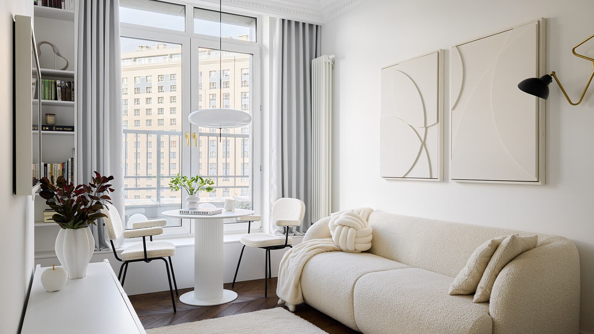 Интерьер небольшой квартиры на набережной Черной речки — проект Милы Моргунян