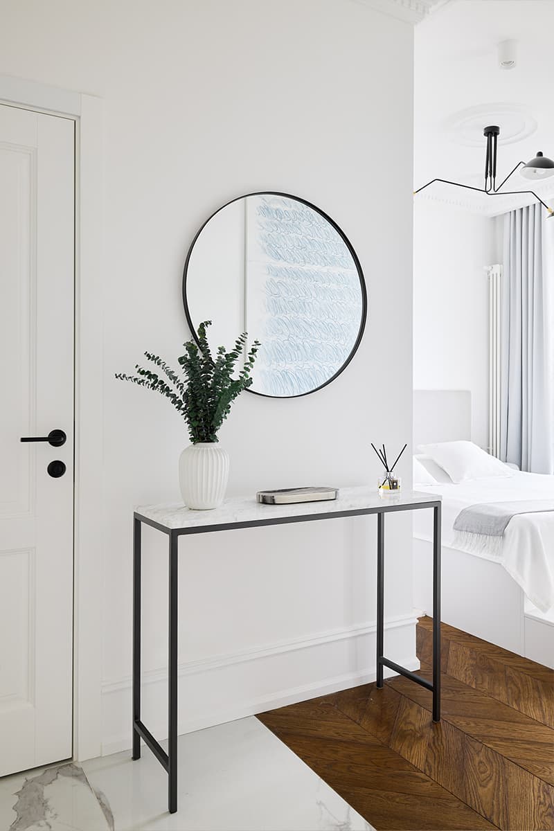 Интерьер небольшой квартиры на набережной Черной речки — проект Милы Моргунян