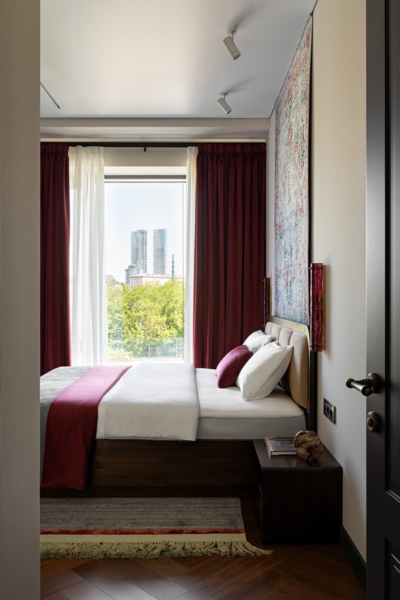 Эклектичный декор в интерьере квартиры с видом на Москва-Сити — проект Любови Вербах