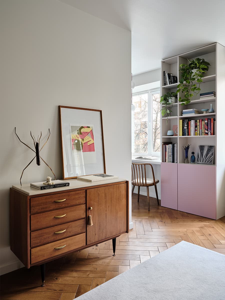 Нескучный интерьер квартиры с анфиладной планировкой – проект студии АРХИП