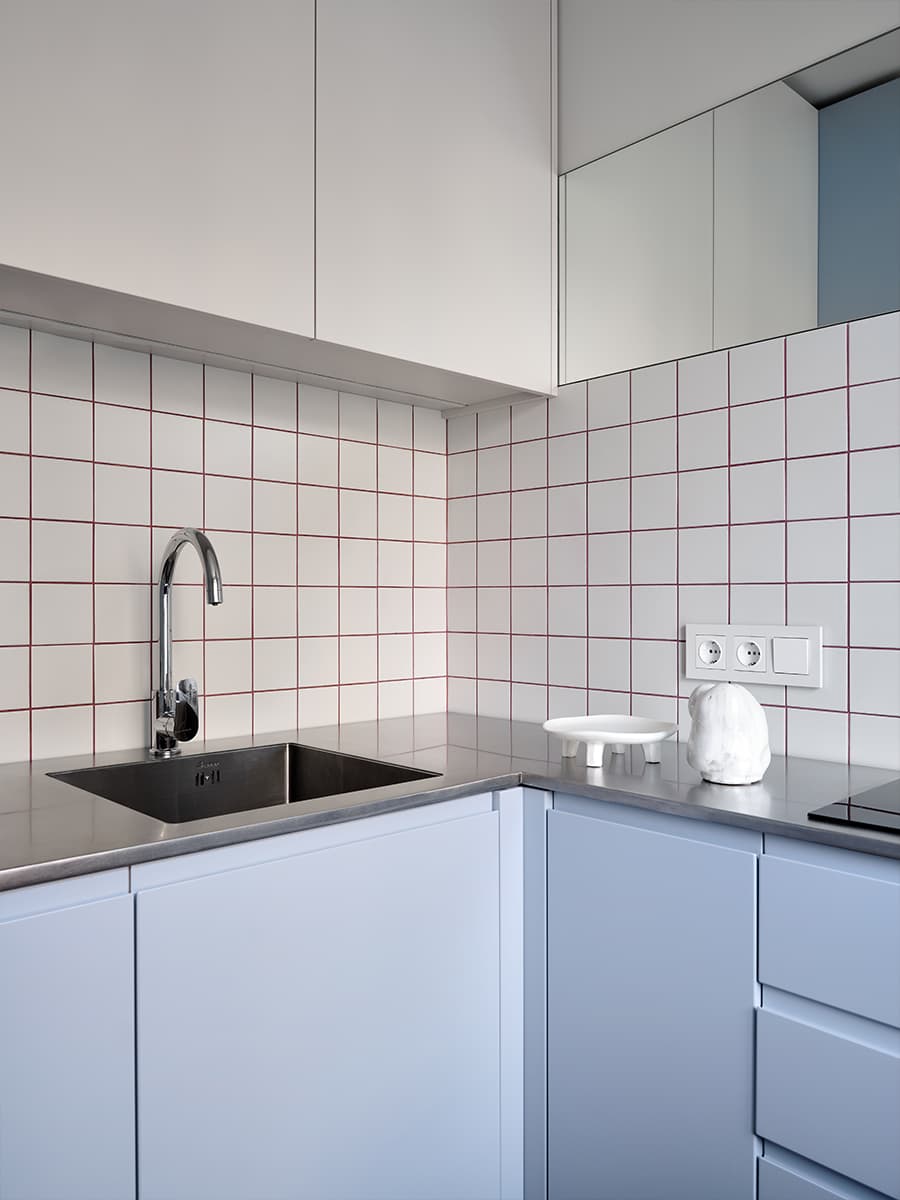 Нескучный интерьер квартиры с анфиладной планировкой – проект студии АРХИП