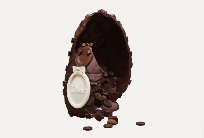 Dior показал пасхальное яйцо из шоколада