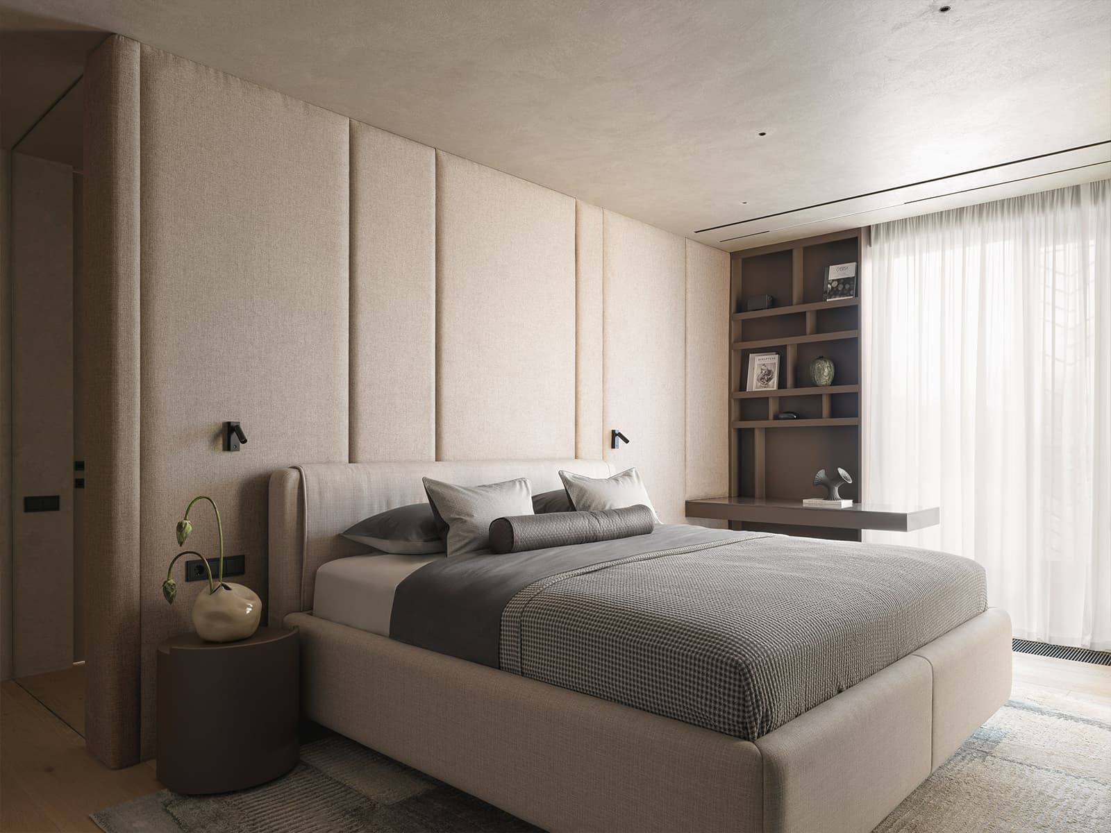 Теплые тона в интерьере бутиковой квартиры — проект архитектурной студии A&ES