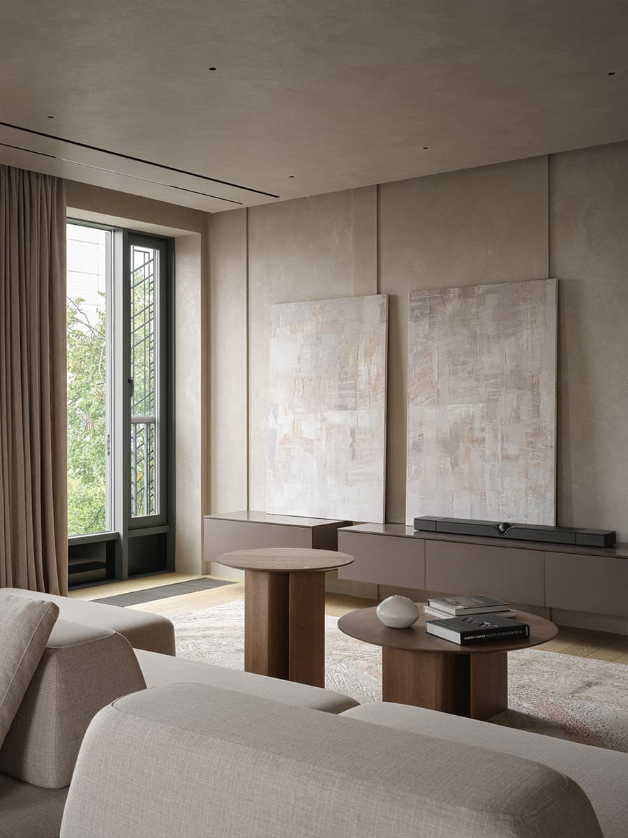 Теплые тона в интерьере бутиковой квартиры — проект архитектурной студии A&ES