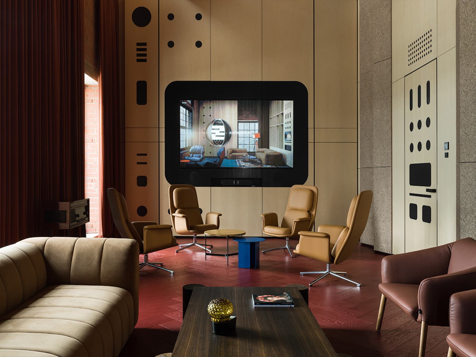 Динамичный интерьер «офиса будущего» в центре Москвы — проект VOX Architects