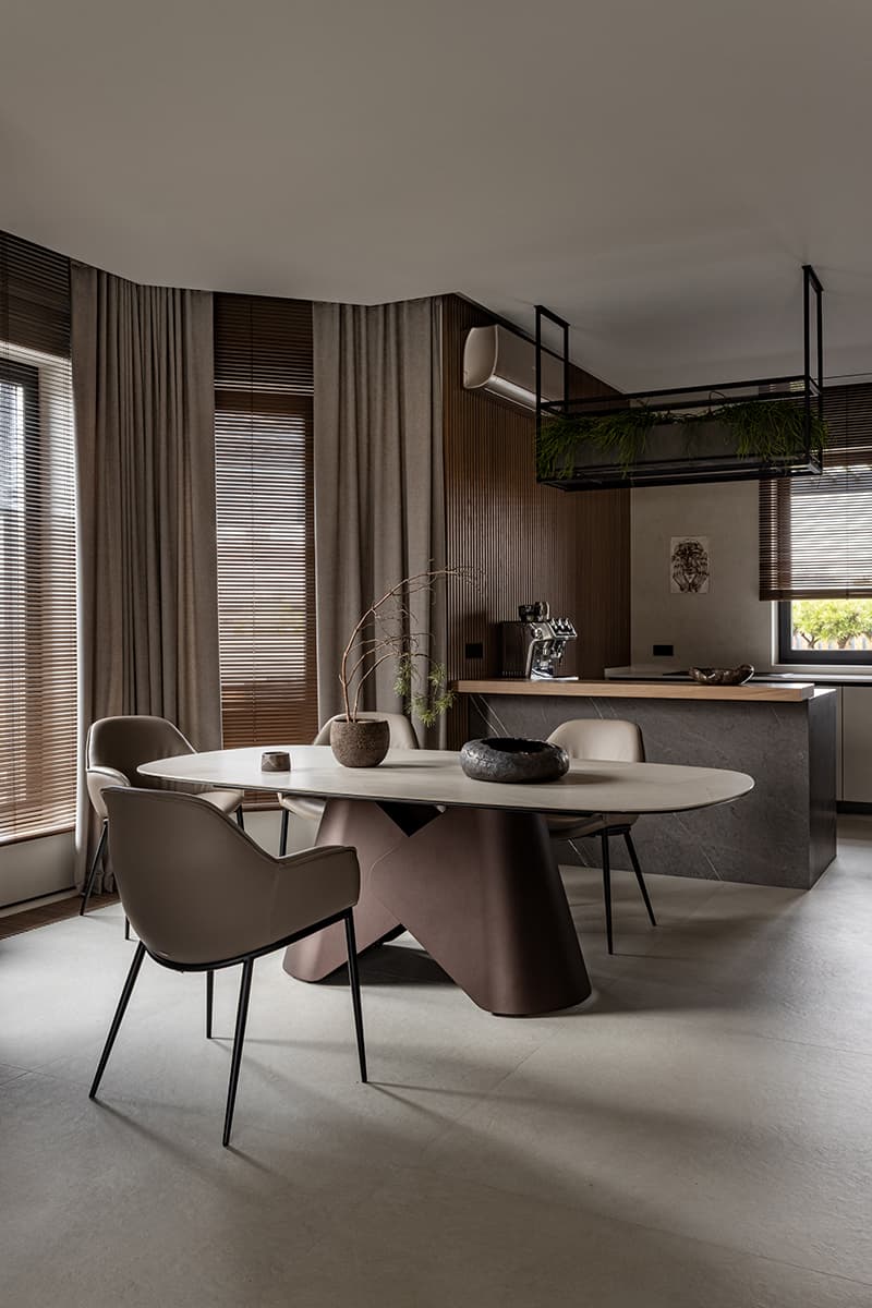 Пять природных материалов в интерьере небольшого загородного дома — проект Ирины Хрустель