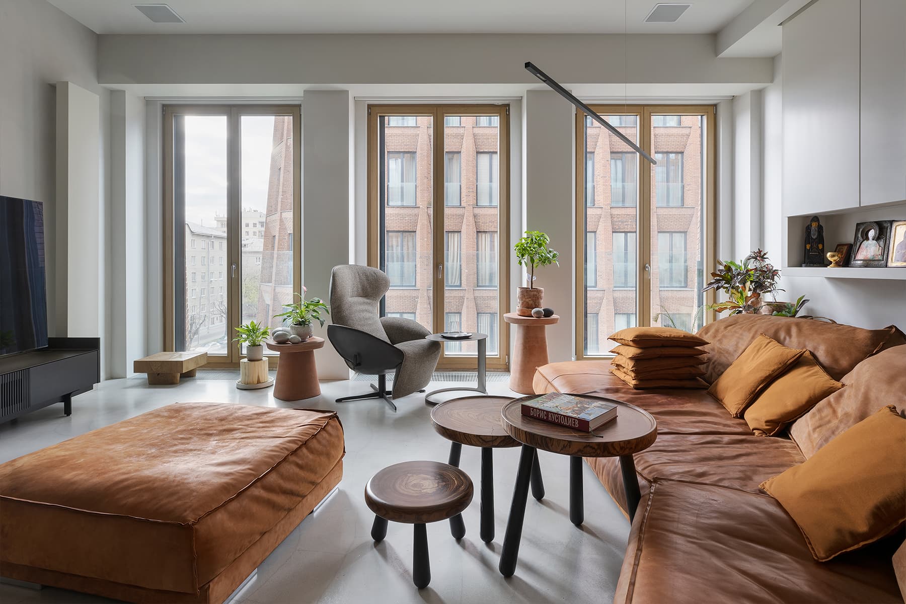Лаконичный интерьер квартиры для семьи дизайнера — проект студии ARCHPOINT