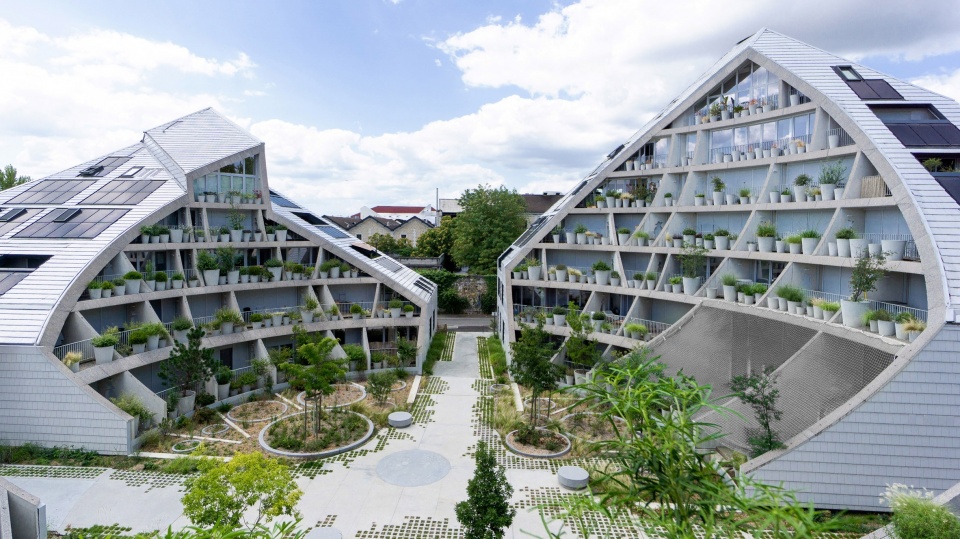 MVRDV спроектировало в Бордо жилой комплекс с зеленой «долиной»