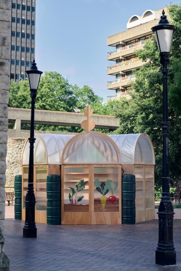 Studio Folk Architects и Raskl построили общественную теплицу в Лондоне