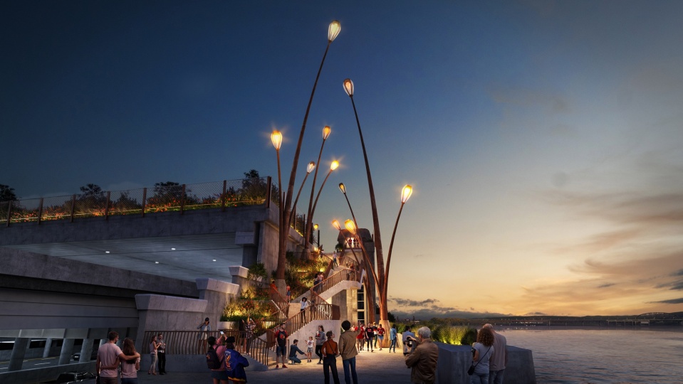 Heatherwick Studio построит парк на эстакаде в Луисвилле