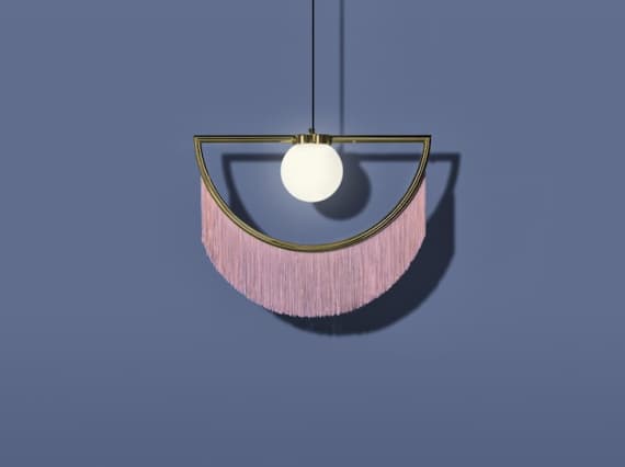 Дизайнеры Houtique + Masquespacio придумали светильники с бахромой