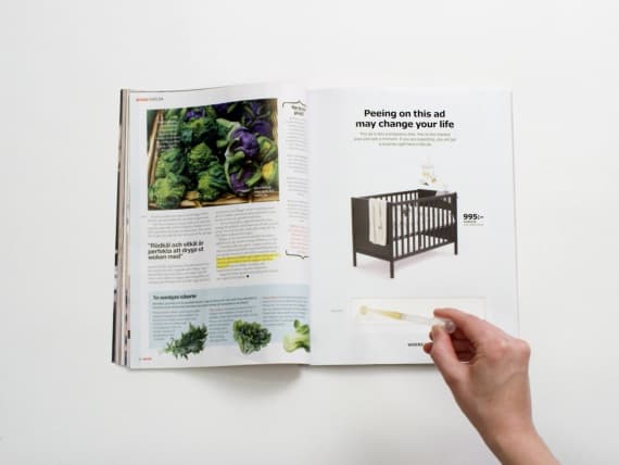 IKEA предлагает сдать тест на беременность