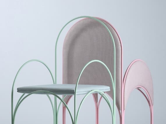 Ричард Ясмин представляет мебель в пастельных тонах