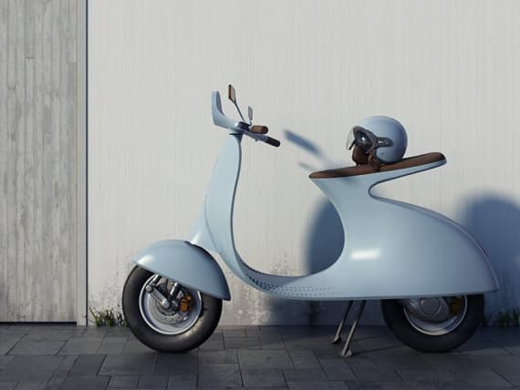 Джулио Якетти переосмыслил классический Vespa Джулио Якетти переосмыслил классический Vespa