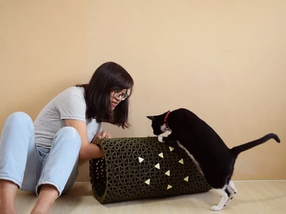 Дизайнеры сделали мебель для кошек, которую можно использовать в быту