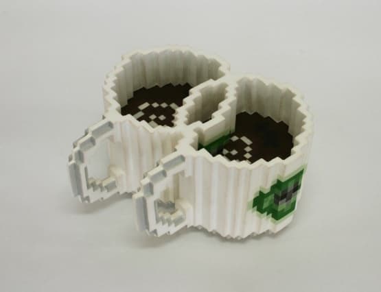 Тосия Масуда создает керамику из пикселей