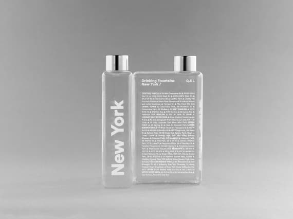 Итальянский дизайнер сделал многоразовые бутылки для воды