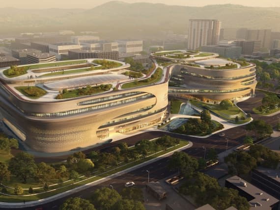 Zaha Hadid Architects показали проект Infinitus Plaza в Гуанчжоу Zaha Hadid Architects показали проект Infinitus Plaza в Гуанчжоу