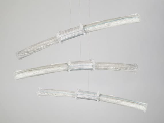 Андре Теоман и Рита Пирс сделали светильники из рыболовных сетей