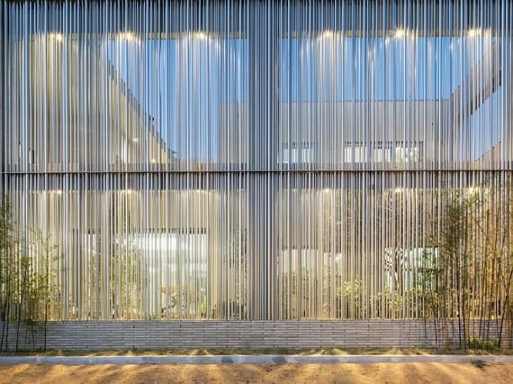 Ar-architects построили дом вокруг дворов в Южной Корее