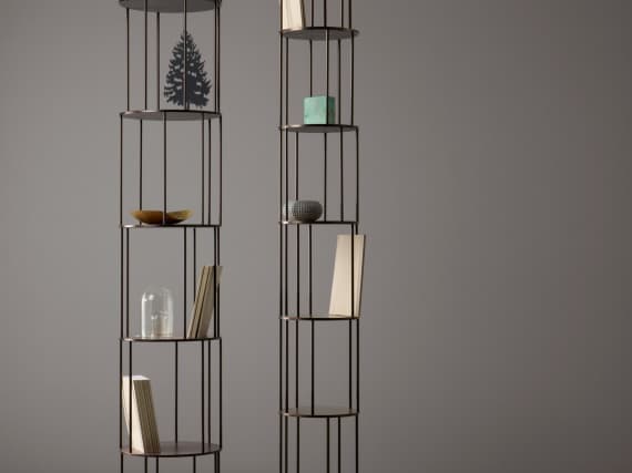 Итальянская фабрика De Castelli представила серию металлической мебели