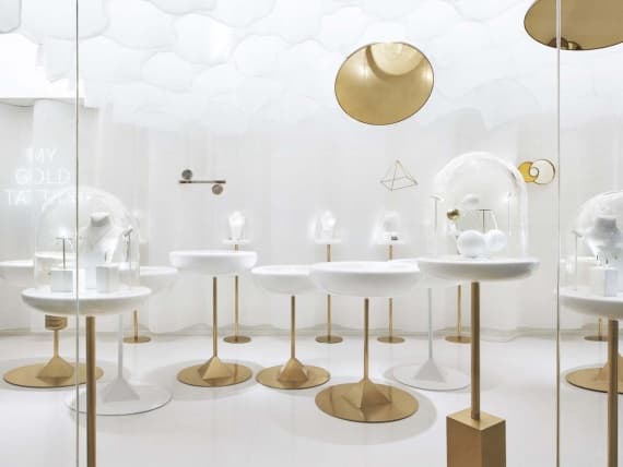 Пекинская дизайн-студия odd спроектировала ювелирный бутик для YǏN