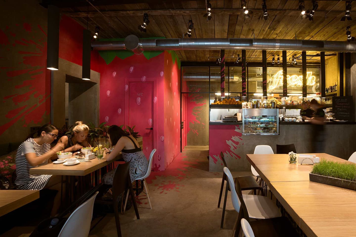 Ресторан FRESH на Патриарших. Проект Sundukovy Sisters