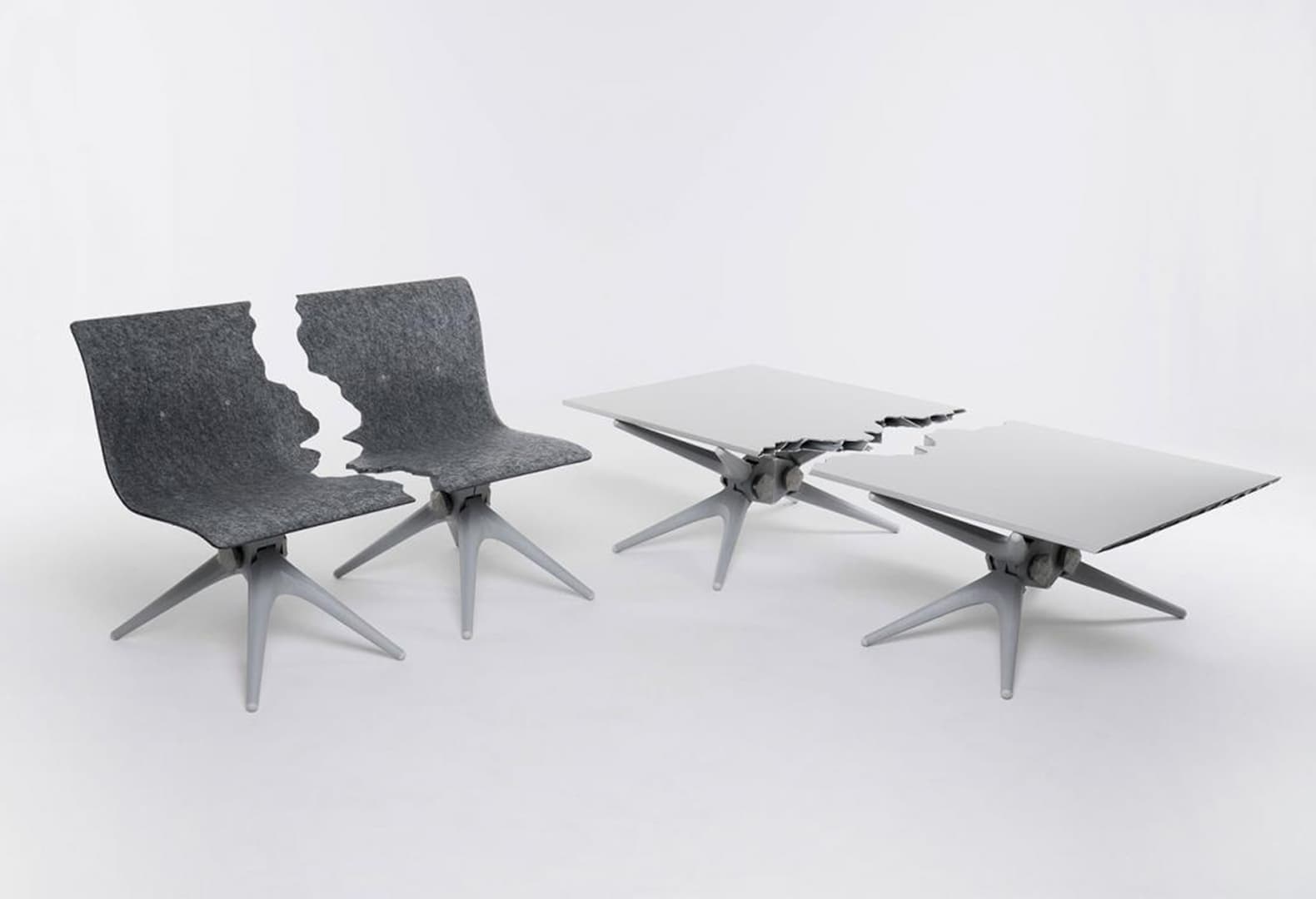 Дизайн «с надломом» от Snarkitecture и Pentatonic