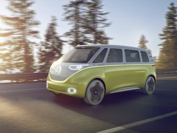 Volkswagen представил электрический беспилотный микроавтобус Volkswagen представил электрический беспилотный микроавтобус
