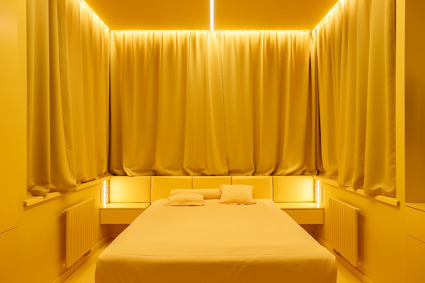 Оммаж Мондриану в московской квартире — проект Рустэма Уразметова