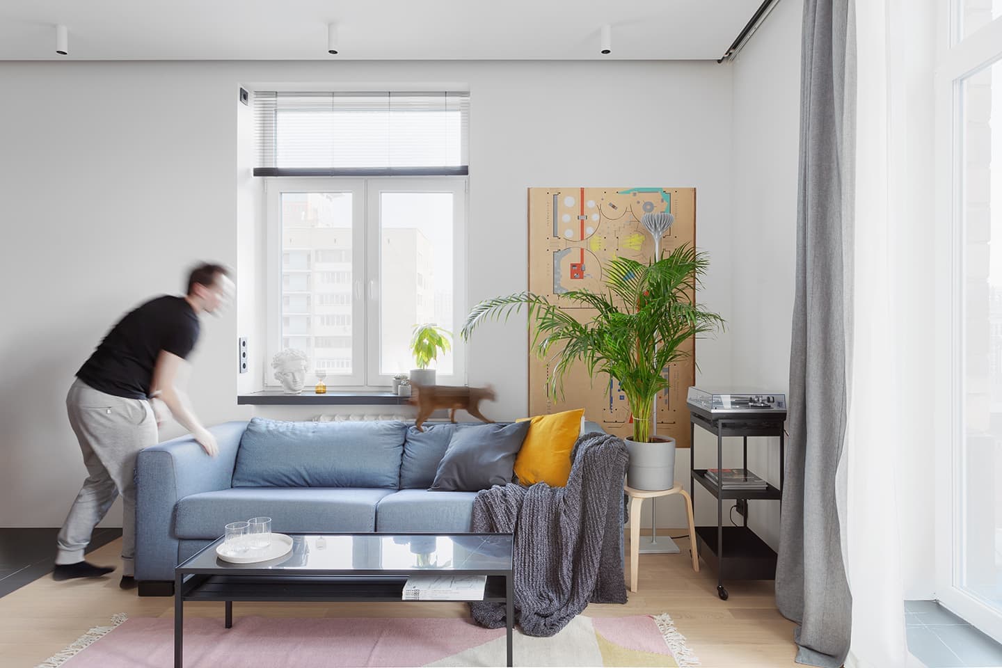 Квартира с круговой планировкой в сталинке — проект LSD bureau