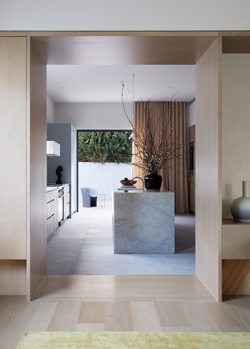 Синяя спальня в честь океана — проект Esoteriko interiors