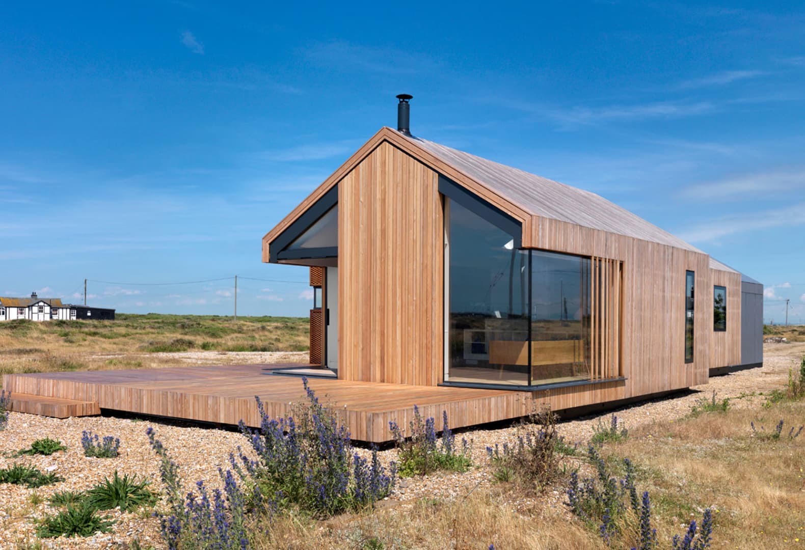 Барнхаус-концепт. Проект Guy Holloway Architects в единственной английской пустыне