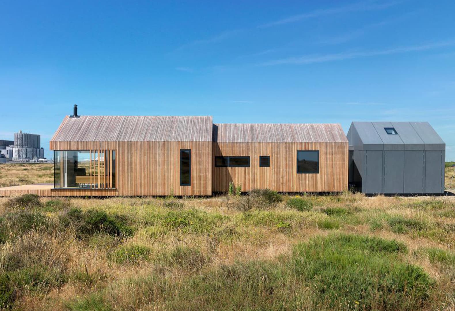 Барнхаус-концепт. Проект Guy Holloway Architects в единственной английской пустыне